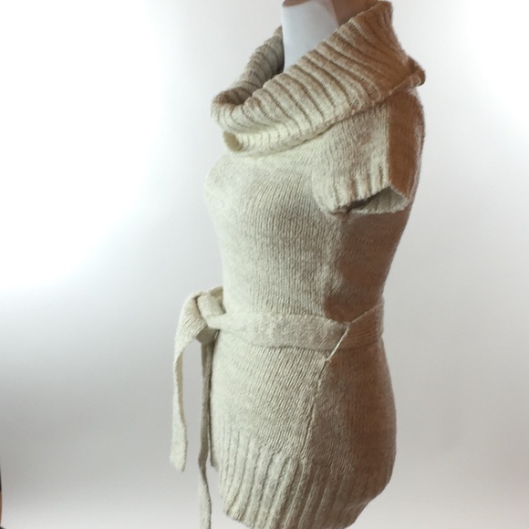 Twenty-one shirt sleeves sweater tunic ties cream - Picture 2 of 7